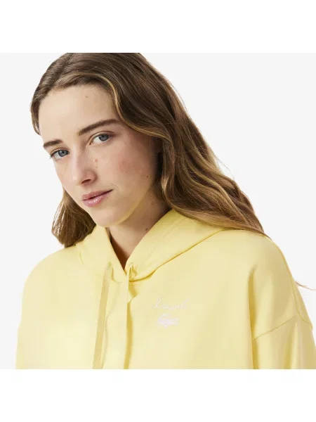 Lacoste толстовка Oversized Fit жовта