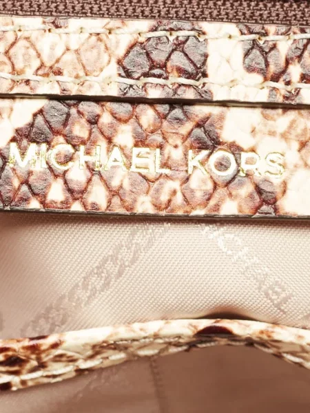 Geanta de piele Michael Michael Kors din piele maro