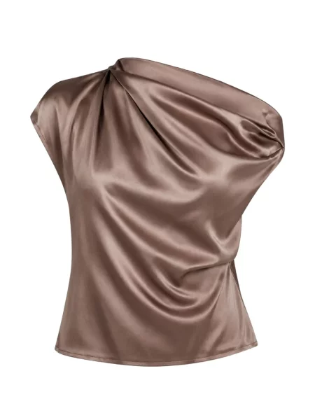 Top The Sei asimetric drapat