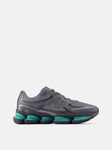 Повседневные кроссовки New Balance с сеткой в сеточку серые