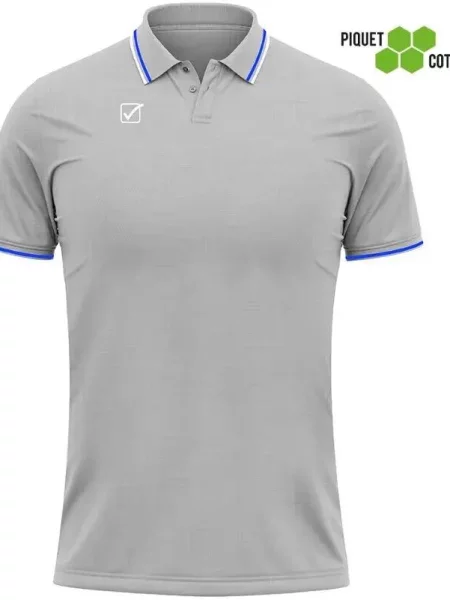 Koszulka polo Givova Gris-biało-szara biała