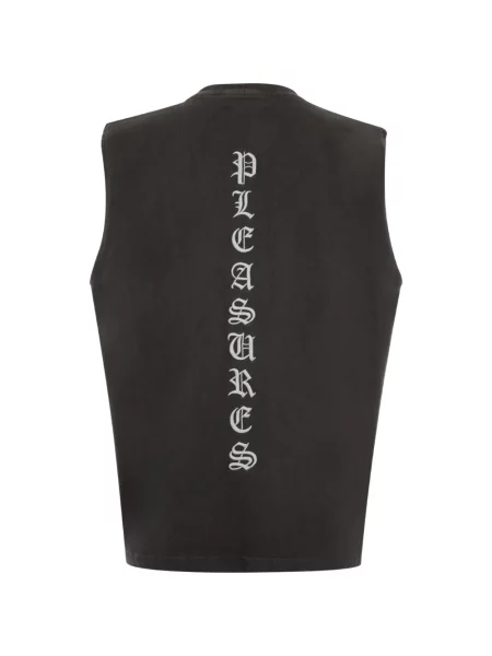 Vestă Pleasures cu imagine negru