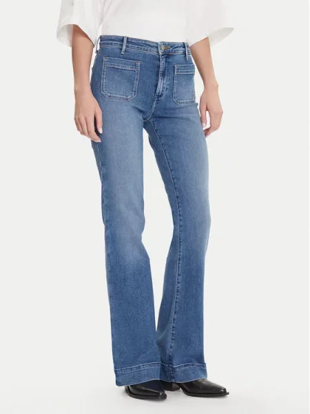 Wrangler Jeansy Flare Fit niebieski