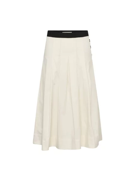 Spódnica midi Inwear beżowa