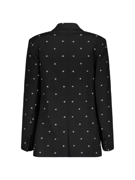Двуреден блейзър Red Valentino с принт черно