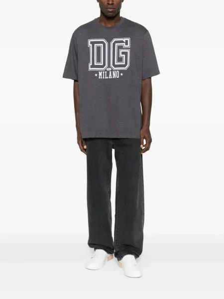 Tricou Dolce & Gabbana cu imagine gri