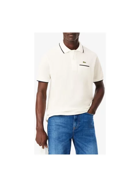 Koszulka polo Lacoste biała