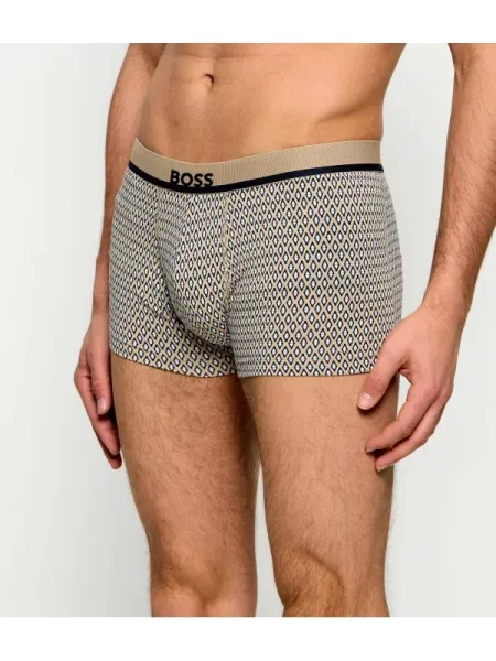 BOSS BLACK Chiloți boxer Print negru