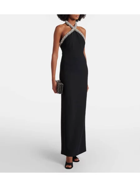 Rochie Simkhai cu gât halter negru
