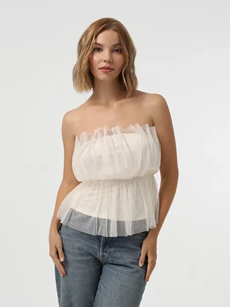 Топ Vero Moda білий