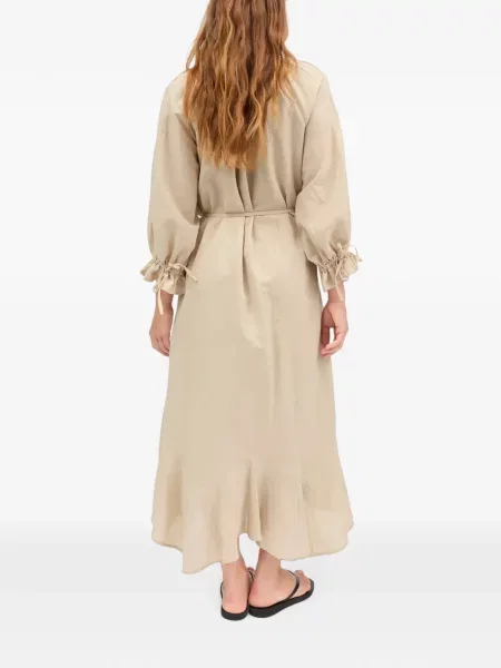 Rochie maxi Skall Studio cu volane cu legături