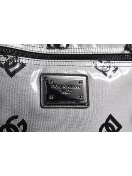 Plecak Dolce And Gabbana z logo szary