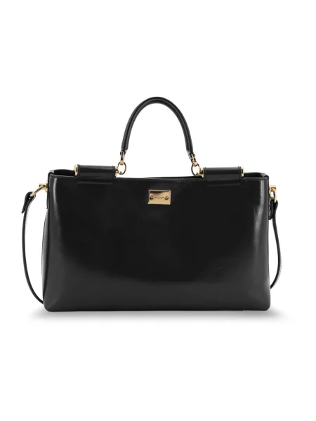 Torebka Dolce And Gabbana skórzana czarna