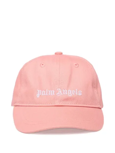 Czapka z daszkiem dziecięca Palm Angels różowa