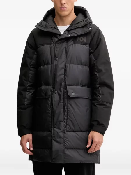Palton Helly Hansen cu glugă negru