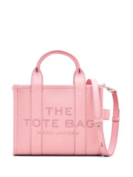 Geanta de piele Marc Jacobs din piele roz