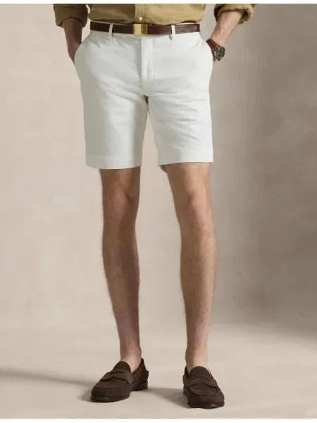 POLO RALPH LAUREN Rövidnadrág | stretch fehér