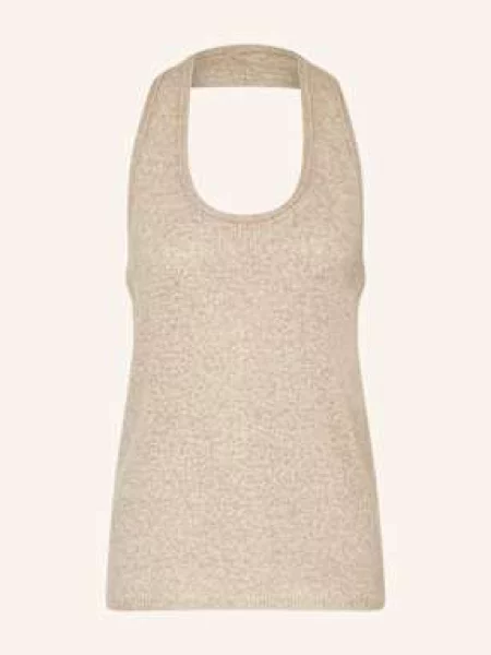 Dzianinowy sweter Sminfinity beżowy