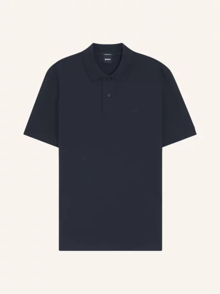 Boss Piqué Polokošile Pallas Regular Fit černá