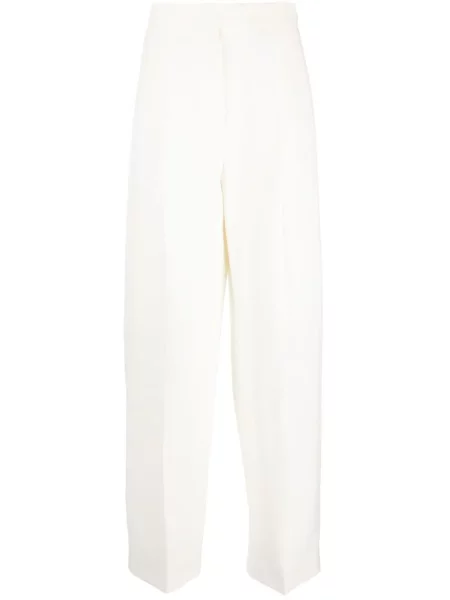 Pantaloni Fendi alb