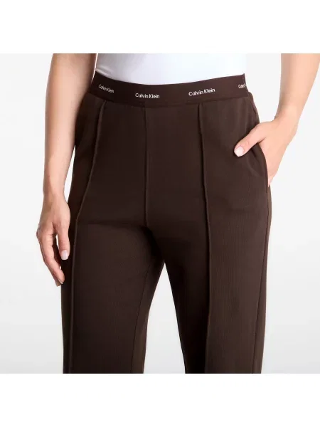 Φόρμα Calvin Klein Jeans Terry Logo Waistband Track Pant Dark Coffee XS