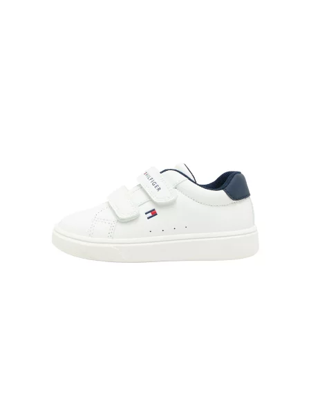 Sneakersy Tommy Hilfiger Low Cut Velcro Sneaker S biela