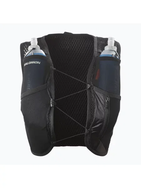 Kamizelka do biegania Salomon Active Skin 4 black/metal czarna