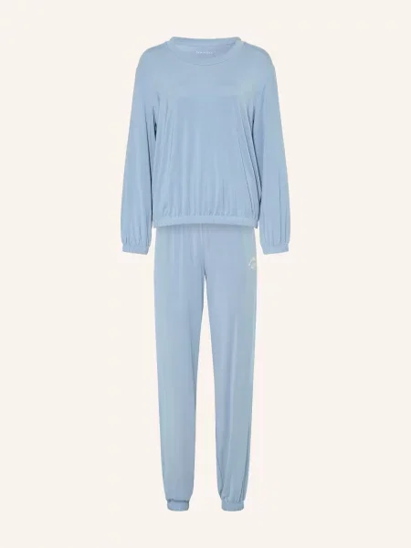 Schiesser Pyžamo Casual Fashion černošedá