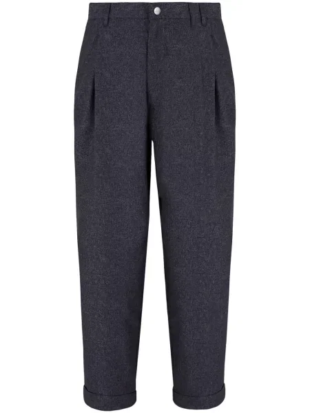 Decupat pantaloni Giorgio Armani conici gri