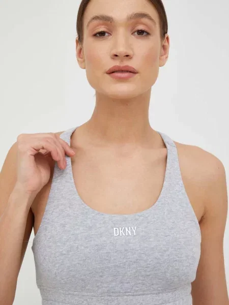 Сутиен Dkny с изчистен дизайн сиво