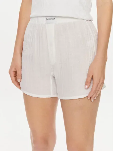 Calvin Klein Underwear Kratke pidžama hlače bijela