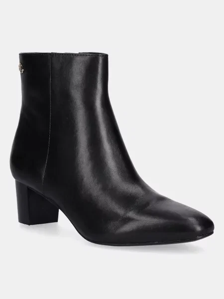 Lauren Ralph Lauren cizme de piele Demi negru