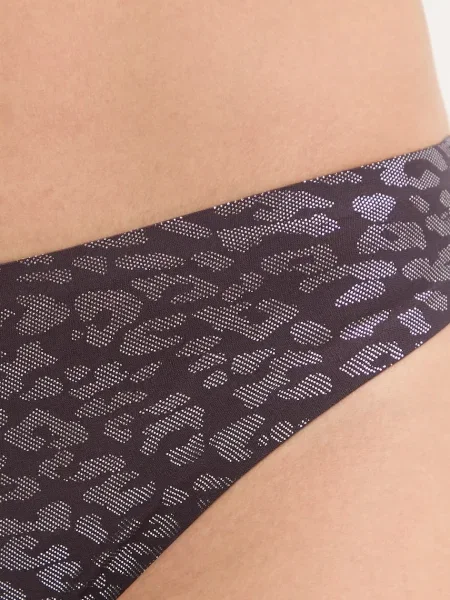 Chantelle Chilot tanga Soft Stretch Bleumarin gri