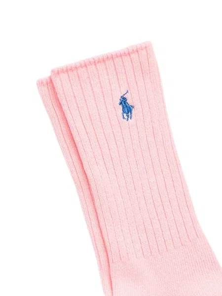 Ριγέ δερμάτινος κάλτσες Polo Ralph Lauren με κορδόνι μαύρο