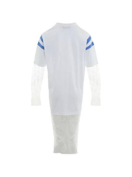 Tricou Pushbutton din dantelă alb