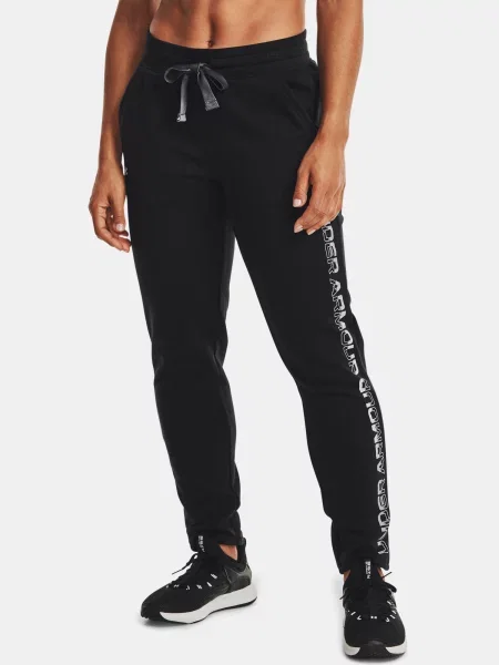 Pantaloni sport Under Armour din fleece negru