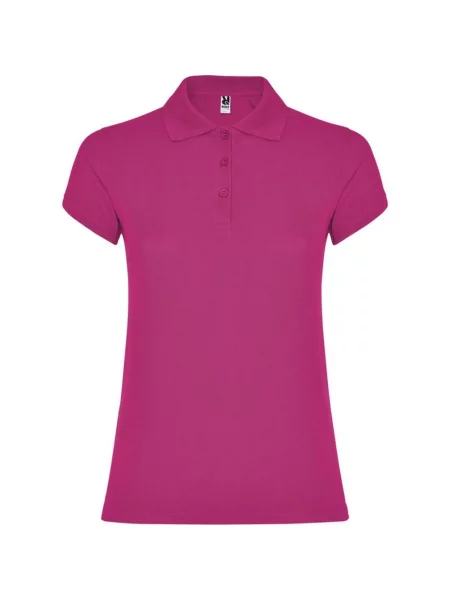Koszulka Polo W różowa