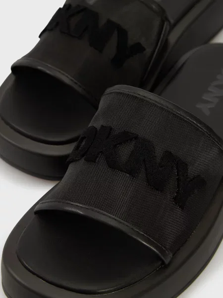 Шлепанцы Dkny черные