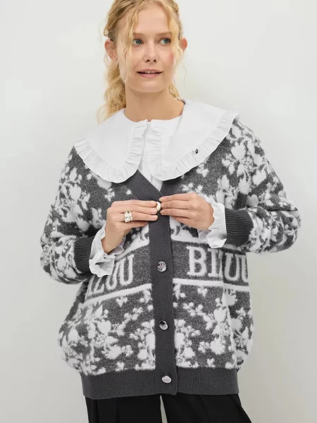 BIZUU cardigan pentru femei LANZAR gri