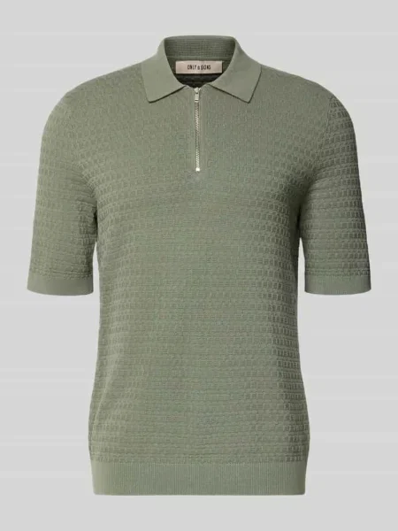 Koszulka polo o kroju regular fit z czystej bawełny model MENU' Only & Sons