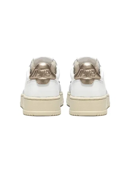 Sneakers Autry Medalist Low Wom Leat/ Leat White/ Gold EUR 36 alb