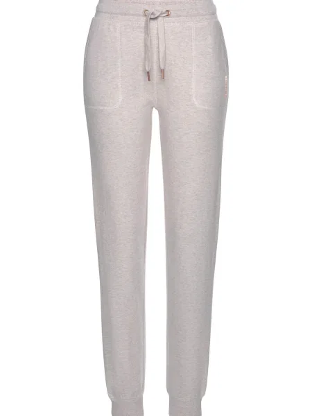 BENCH Hlače progasto bež