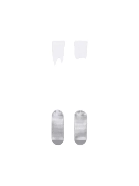 NIKE Visoke čarape siva / crna bijela