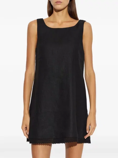 Rochie mini Posse din dantelă negru