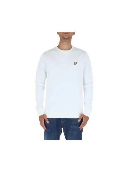 Bluza Lyle & Scott z nadrukiem biała