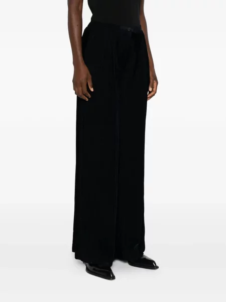 Pantaloni Forte_forte plisate albastru