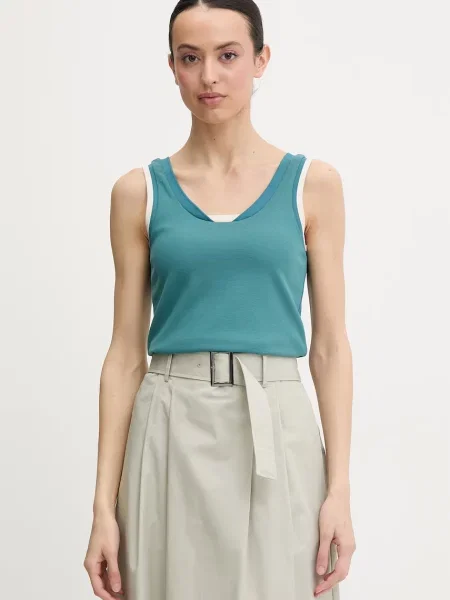 Emporio Armani top za žene s viskozom