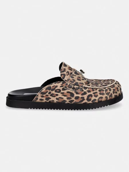 Steve Madden šľapky so zakrytými prstami dámske nubukové Megg hnedá