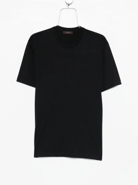 Tricou Zanone cu decolteu rotund negru