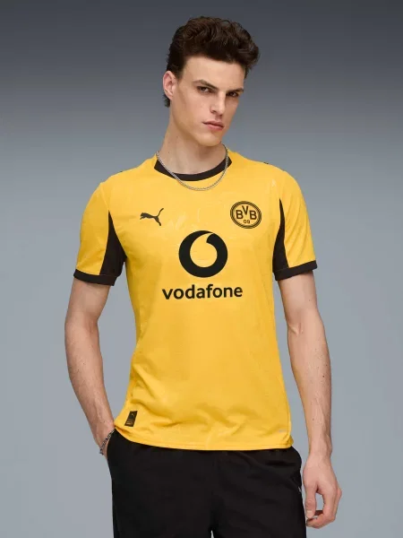 Футболка Puma из джерси желтая